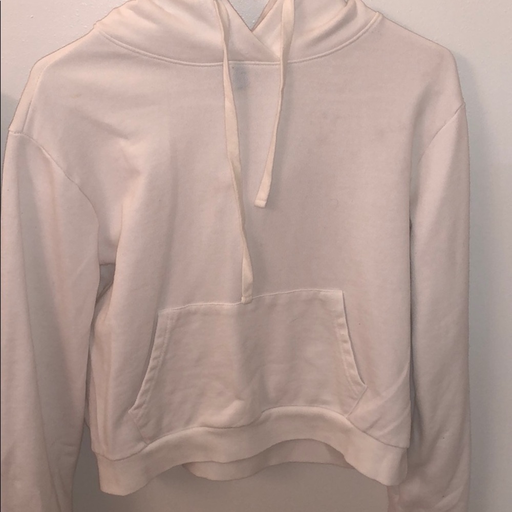 white hoodie